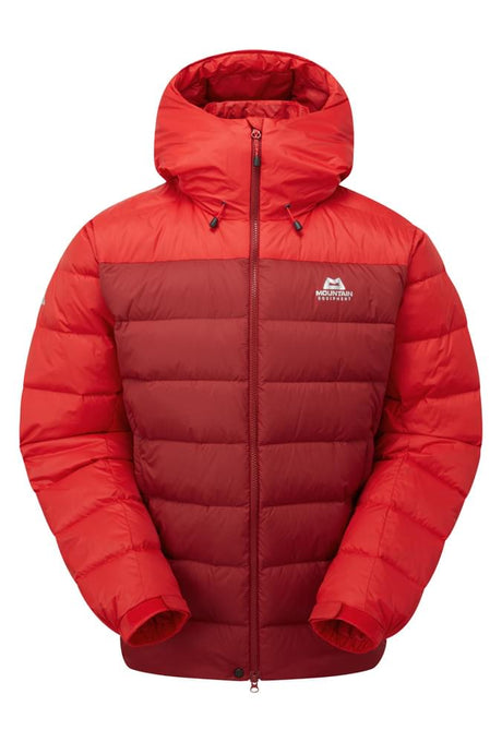 Mountain Equipment Senja Men's Down Jacket in Merlot/Chili - Front Product Shot