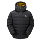 Mountain Equipment Senja Men's Down Jacket in Obsidian - Front Product Shot