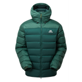 Mountain Equipment Senja Men's Down Jacket in Pine/Fern - Front Product Shot