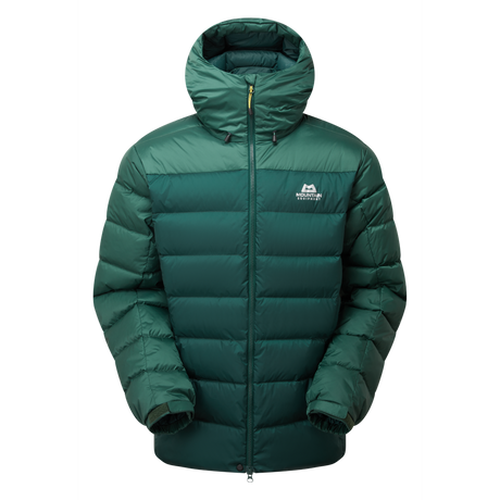 Mountain Equipment Senja Men's Down Jacket in Pine/Fern - Front Product Shot