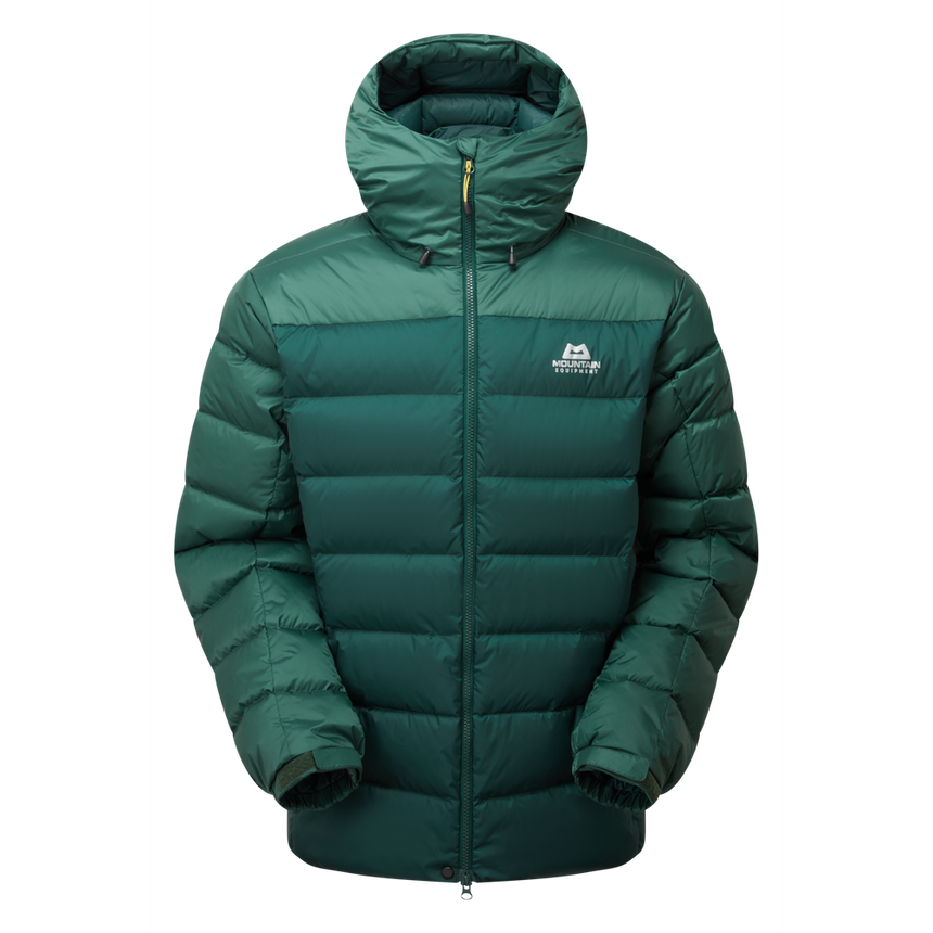 Mountain Equipment Senja Men's Down Jacket in Pine/Fern - Front Product Shot