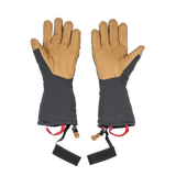 Mountain Equipment Serac Gauntlet in Black/Tan - Back Pair
