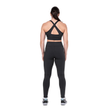Mountain Equipment Sereno Women's Legging in Black - Front full length model view alternate