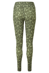 Mountain Equipment Sereno Women's Legging in Buckthorn Print - Back flat lay