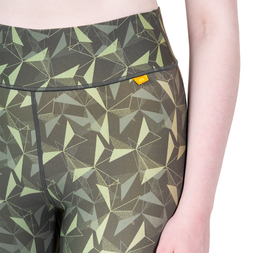 Mountain Equipment Sereno Women's Legging in Buckthorn Print - Waistband detail