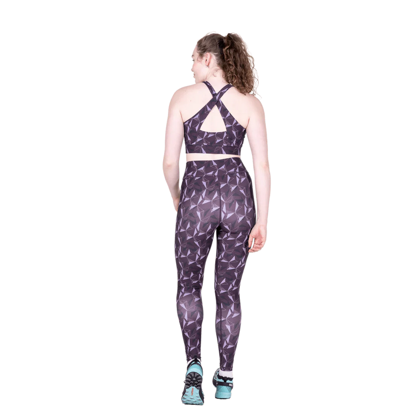 Mountain Equipment Sereno Women's Legging in Nightshade Print - Back model view alternate