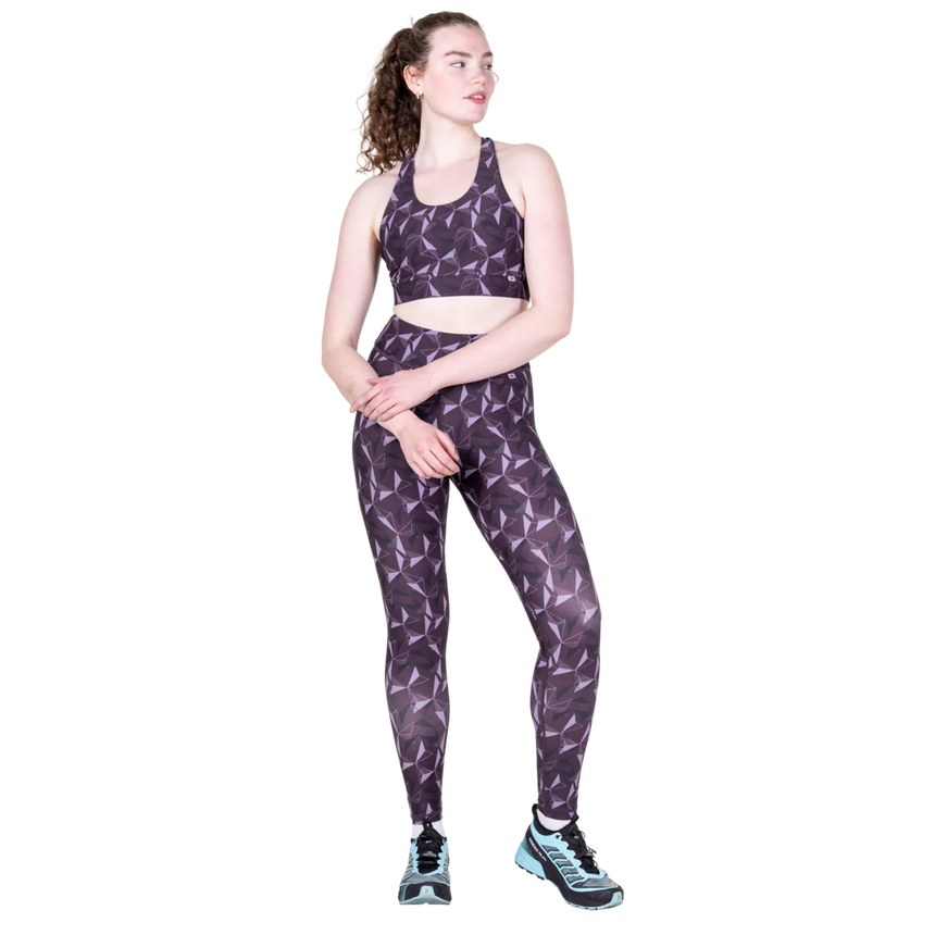 Mountain Equipment Sereno Women's Legging in Nightshade Print - Back model view