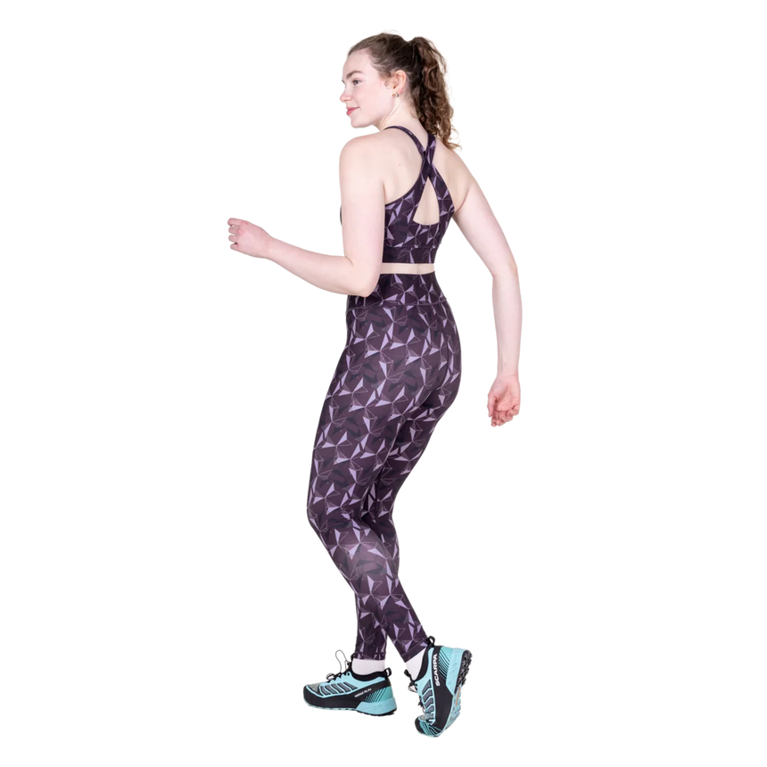 Mountain Equipment Sereno Women's Legging in Nightshade Print - Front full length model view 3
