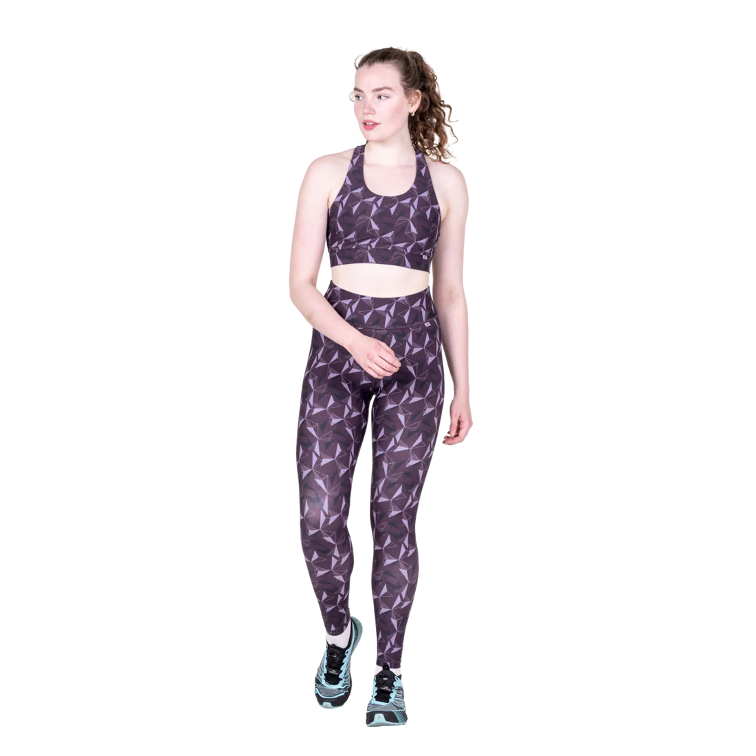 Mountain Equipment Sereno Women's Legging in Nightshade Print - Front full length model view