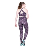 Mountain Equipment Sereno Women's Legging in Nightshade Print - Side model view
