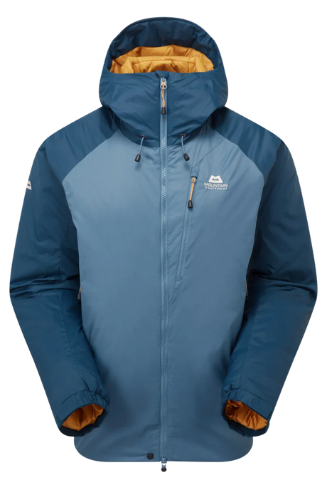 Mountain Equipment Shelterstone Women's Jacket in Stellar/Majolica - Flat Lay Front
