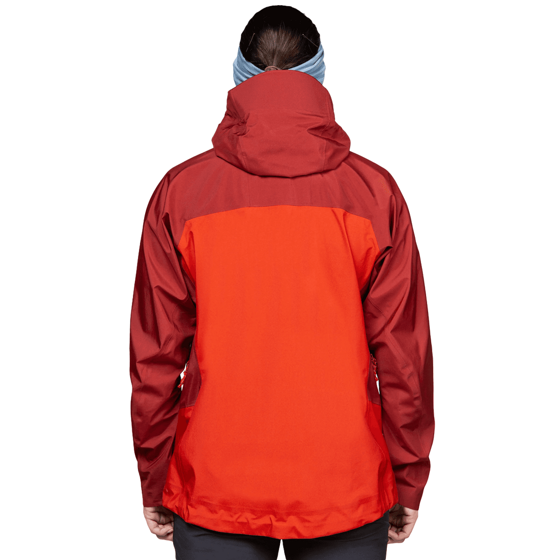 Mountain Equipment Shigri GORE-TEX Women's Jacket in Chili Red/Merlot - On Model Back