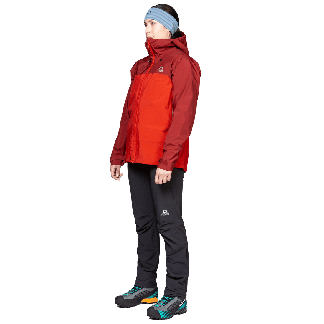Mountain Equipment Shigri GORE-TEX Women's Jacket in Chili Red/Merlot - On Model Side