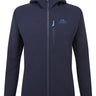 Mountain Equipment Shroud Hooded Women's Jacket in Cosmos - Front