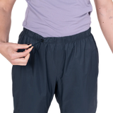 Mountain Equipment Spyre Women's Pant in Blue Nights - Waistband detail