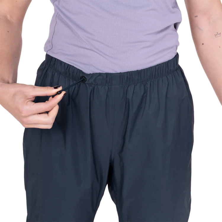Mountain Equipment Spyre Women's Pant in Blue Nights - Waistband detail