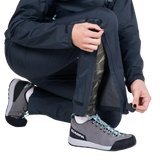 Mountain Equipment Spyre Women's Pant in Blue Nights - Zip detail
