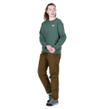 Mountain Equipment Stonescape Women's Sweat in Sea Pine - Back model view