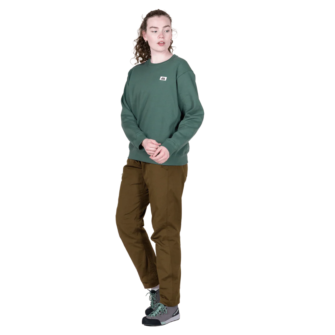 Mountain Equipment Stonescape Women's Sweat in Sea Pine - Back model view