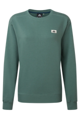 Mountain Equipment Stonescape Women's Sweat in Sea Pine - Front flat lay