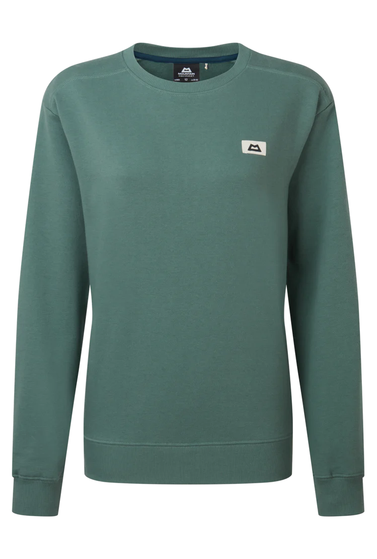 Mountain Equipment Stonescape Women's Sweat in Sea Pine - Front flat lay
