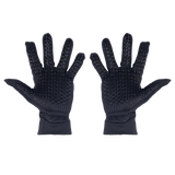 Mountain Equipment Stretch Fleece Grip Glove in Black - Back of Hand