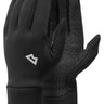 Mountain Equipment Stretch Fleece Grip Glove in Black - Front Product Shot
