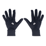 Mountain Equipment Stretch Fleece Grip Glove in Black - Palm and Back of Hand