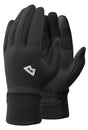 Mountain Equipment Stretch Fleece Women's Glove in Black - Front Product Shot