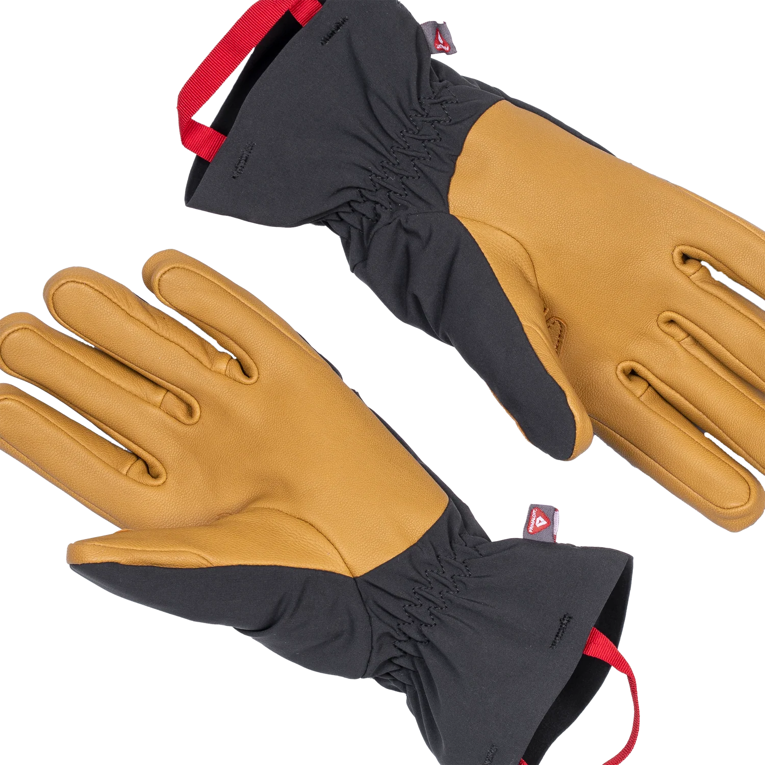 Mountain Equipment Super Alpine Women's Gloves in Black/Tan - Wrist