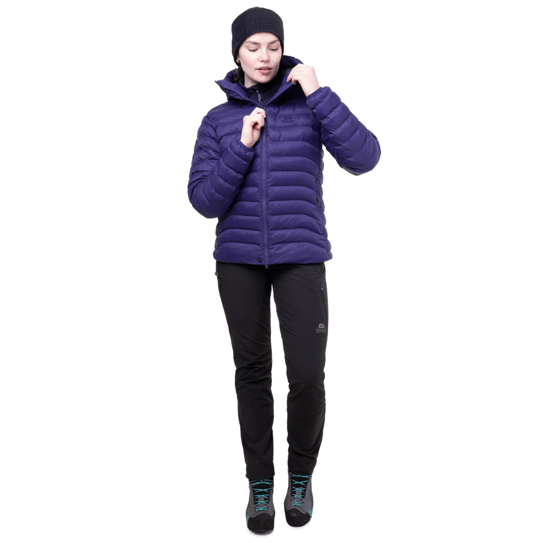 Mountain Equipment Superflux Women's Jacket in Amethyst/Cosmos - Walking Side