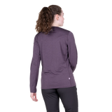 Mountain Equipment Tempi Women's LS Tee in Nightshade - Back view