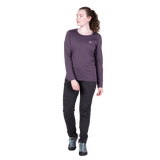 Mountain Equipment Tempi Women's LS Tee in Nightshade - Three quarter view