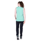 Mountain Equipment Tempi Women's Tank in Aqua - Side view