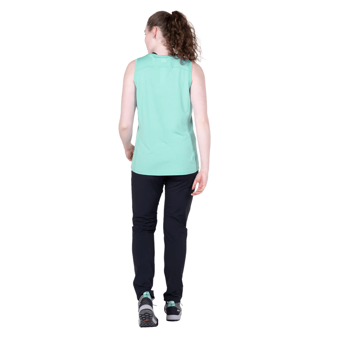 Mountain Equipment Tempi Women's Tank in Aqua - Side view
