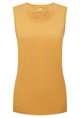 Mountain Equipment Tempi Women's Tank in Butterscotch - Flat front