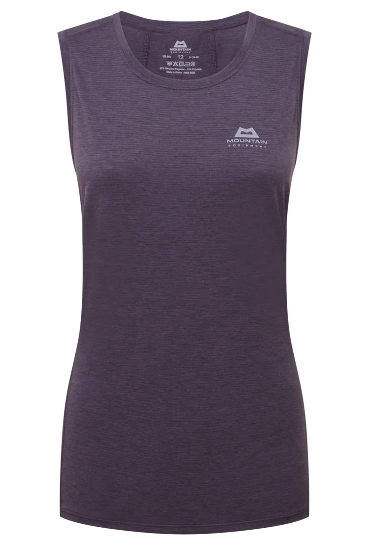 Mountain Equipment Tempi Women's Tank in Nightshade - Flat front