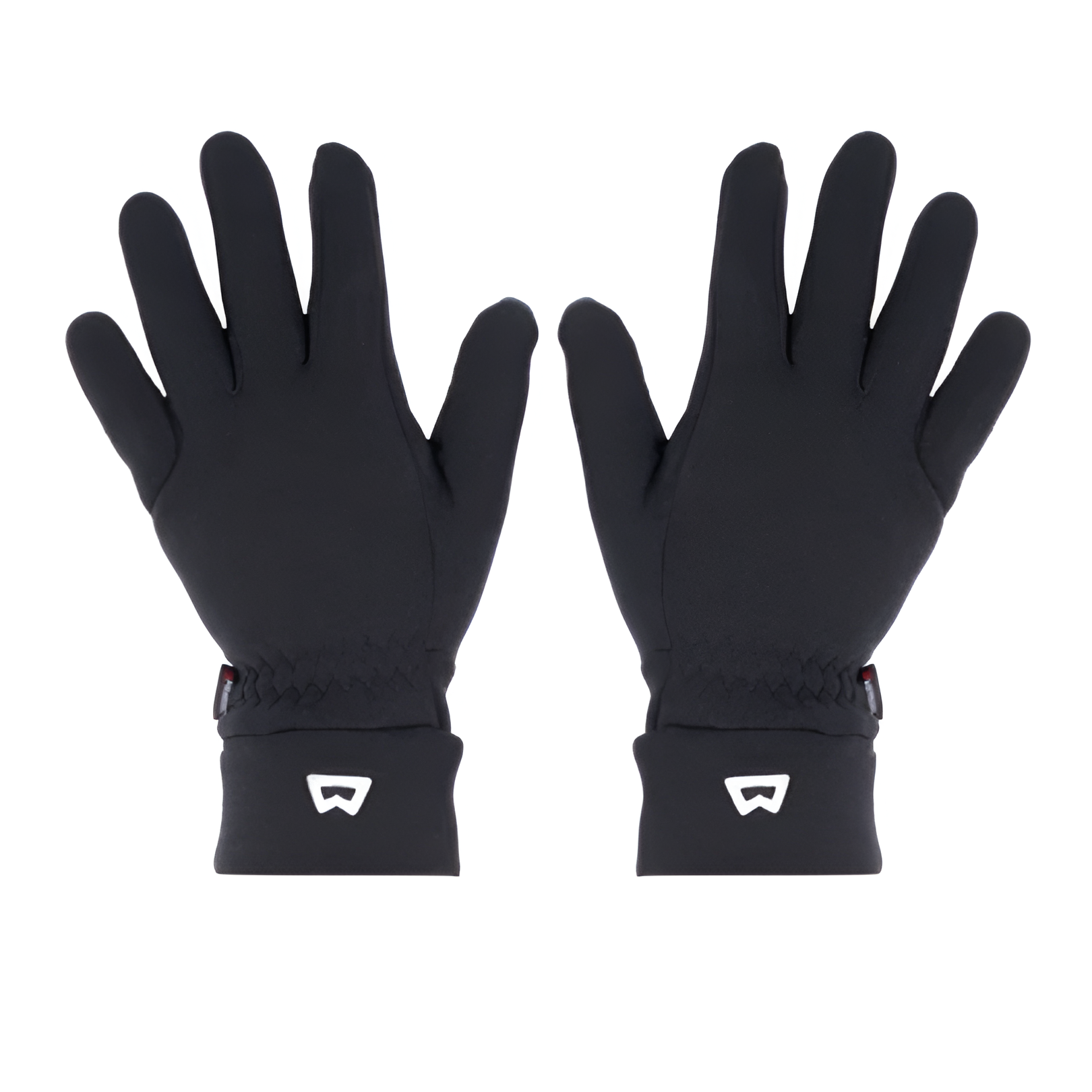 Mountain Equipment Touch Screen Gloves in Black - Back of Hand