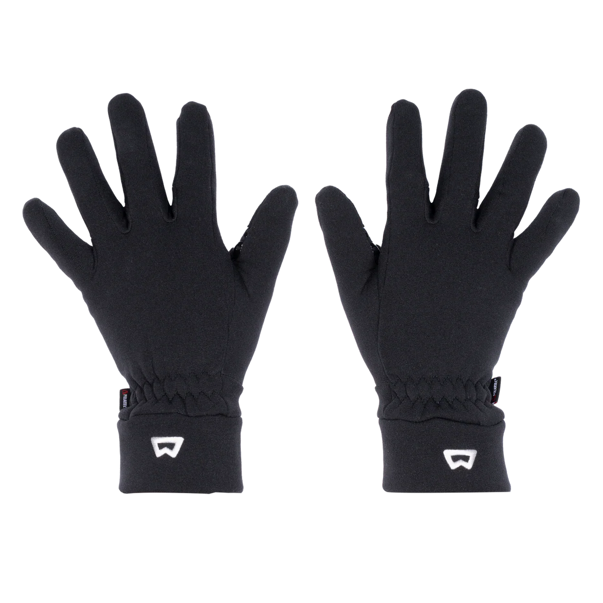 Mountain Equipment Touch Screen Grip Gloves in Black - Palm and Back of Hand