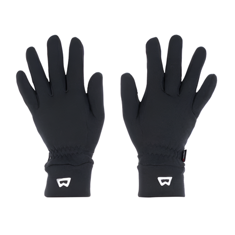 Mountain Equipment Touch Screen Women's Gloves in Black - Palm and Back of Hand