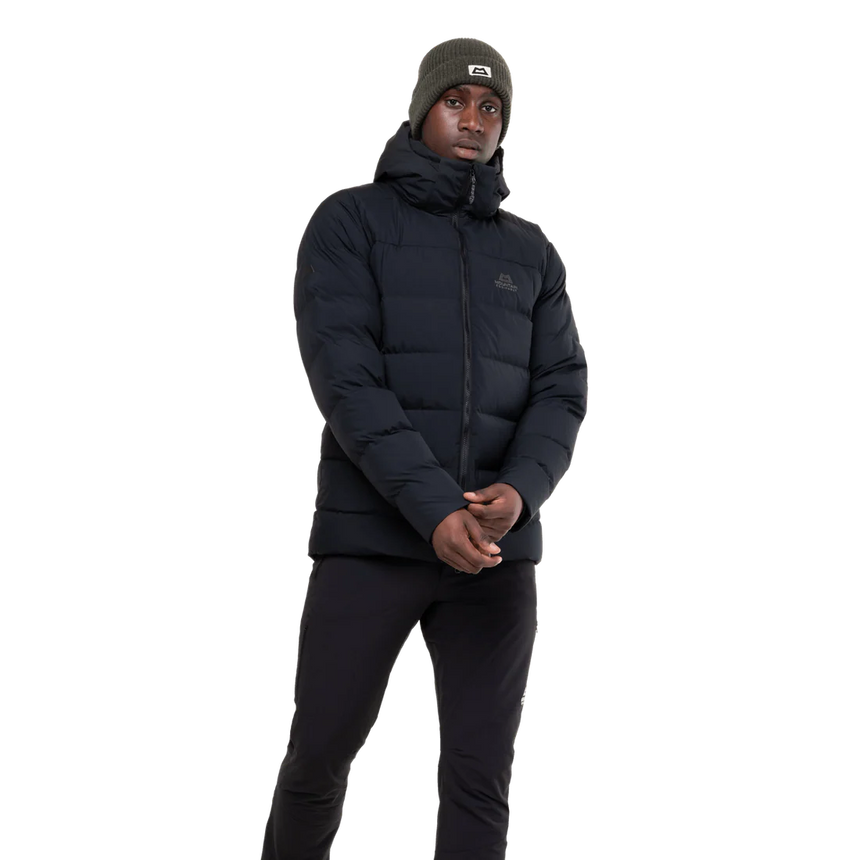 Mountain Equipment Tromso Men's Jacket in Black - Front Fit