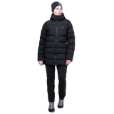 Mountain Equipment Tromso Women's Parka in Black - Front Fit
