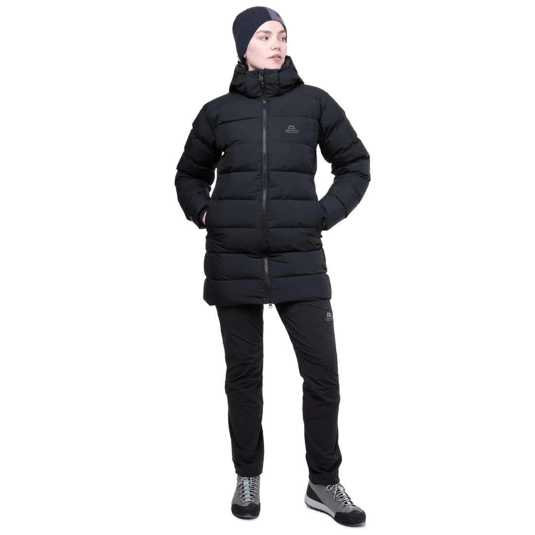 Mountain Equipment Tromso Women's Parka in Black - Hand Pockets