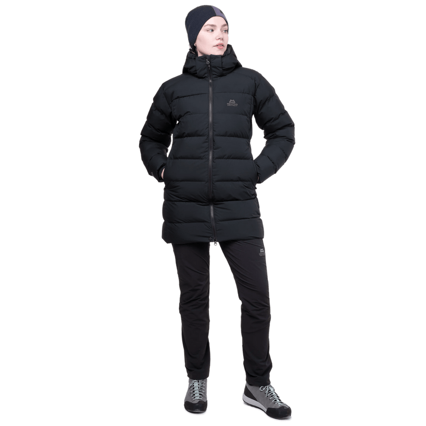 Mountain Equipment Tromso Women's Parka in Black - Hand Pockets