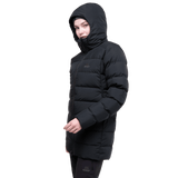 Mountain Equipment Tromso Women's Parka in Black - Hood On