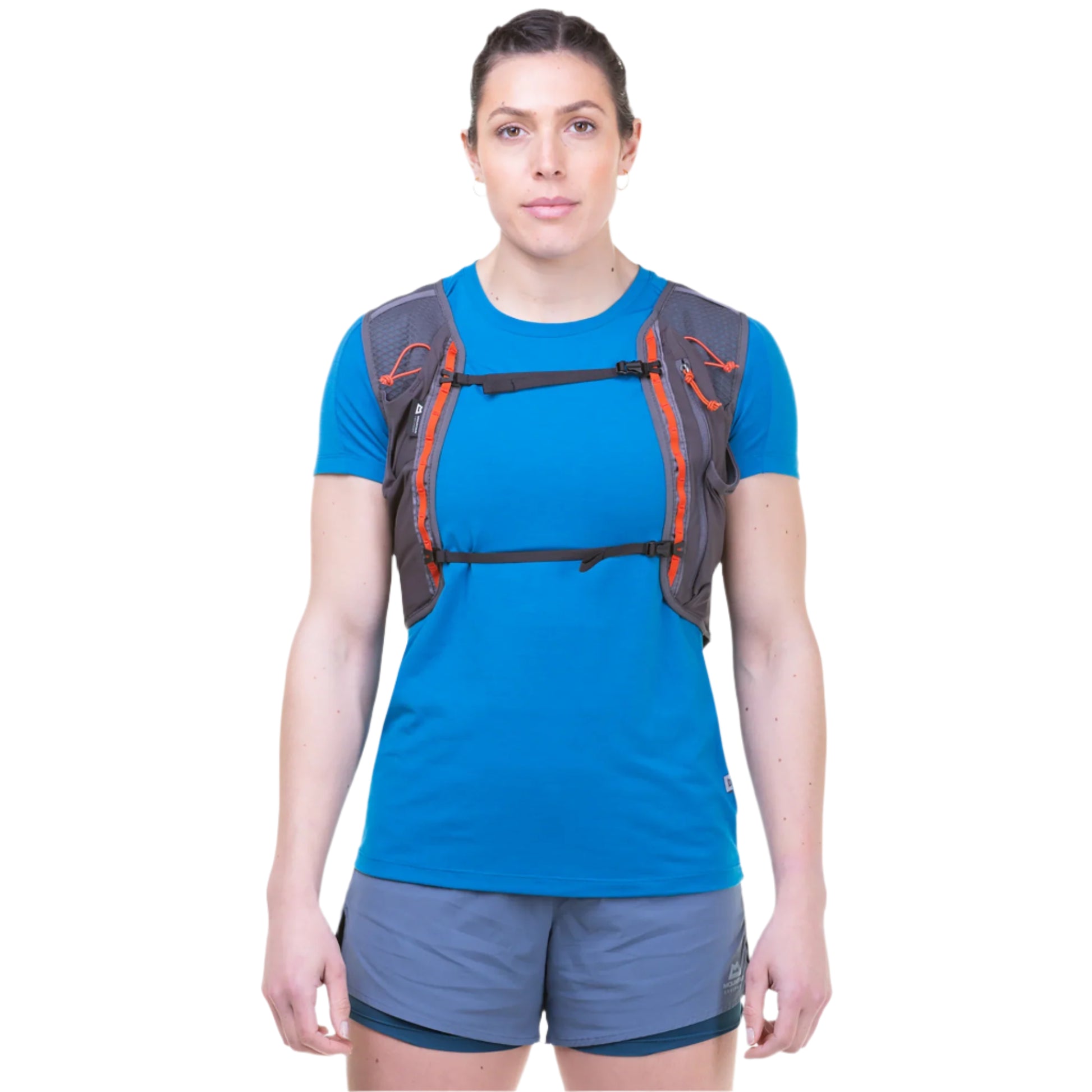 Mountain Equipment Tupilak 14 Vest Pack in Magma - Front View on Model
