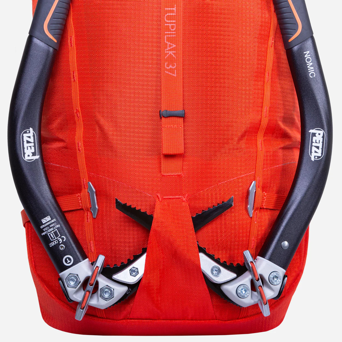 Mountain Equipment Tupilak 37+ Backpack in Magma - Ice Axe Toggle Detail