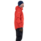 Mountain Equipment Tupilak Men's GORE-TEX Jacket in Chili Red - Side View on Model