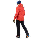 Mountain Equipment Tupilak Men's GORE-TEX Jacket in Chili Red - Walking View on Model