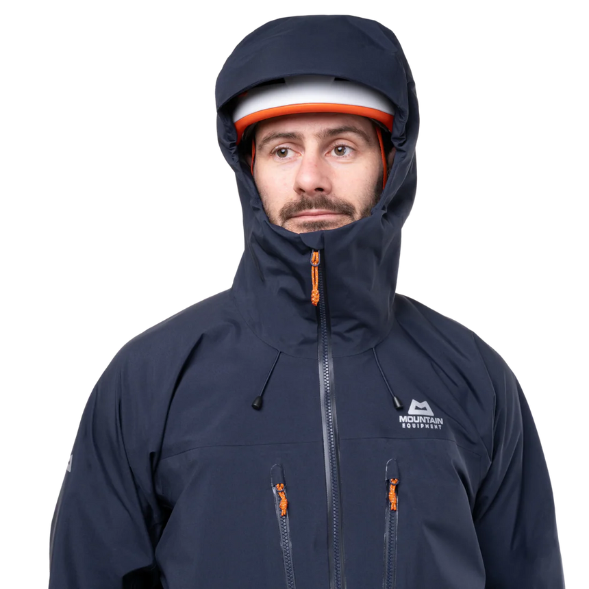 Mountain Equipment Tupilak Men's GORE-TEX Jacket in Cosmos - Glove Close-Up Detail